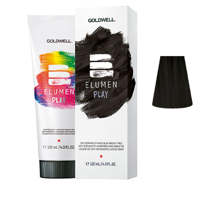 ELUMEN PLAY semi permanent hair color oxidant-free #black 120 ml-0