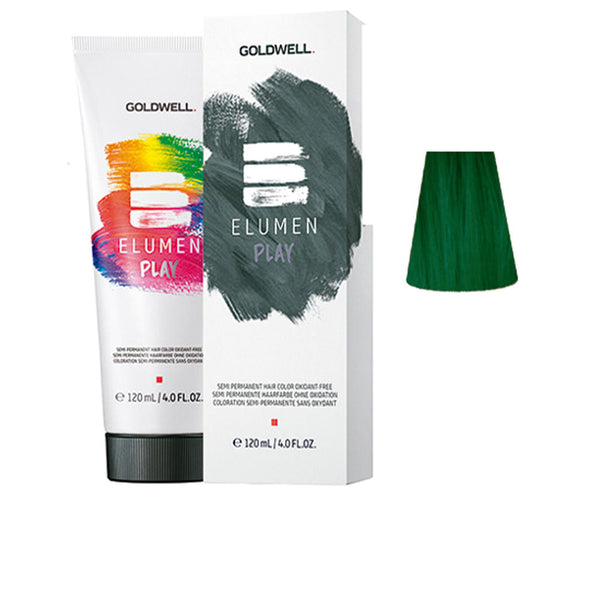 ELUMEN PLAY semi permanent hair color oxidant-free #green 120 ml-0