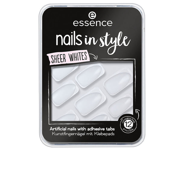 NAILS IN STYLE uñas artificiales #11-sheer whites-0