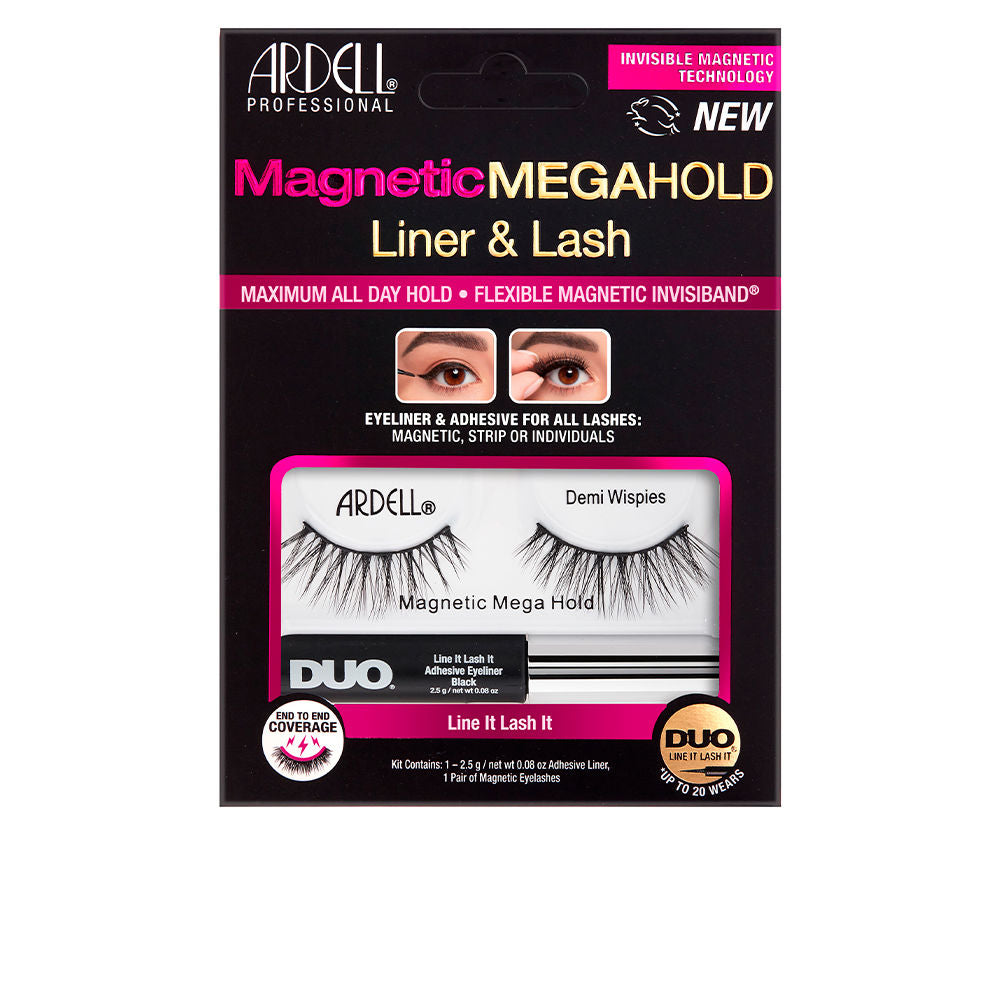 MAGNETIC MEGAHOLD DEMI WISPIES LINER & LASH pestañas 2 u-0