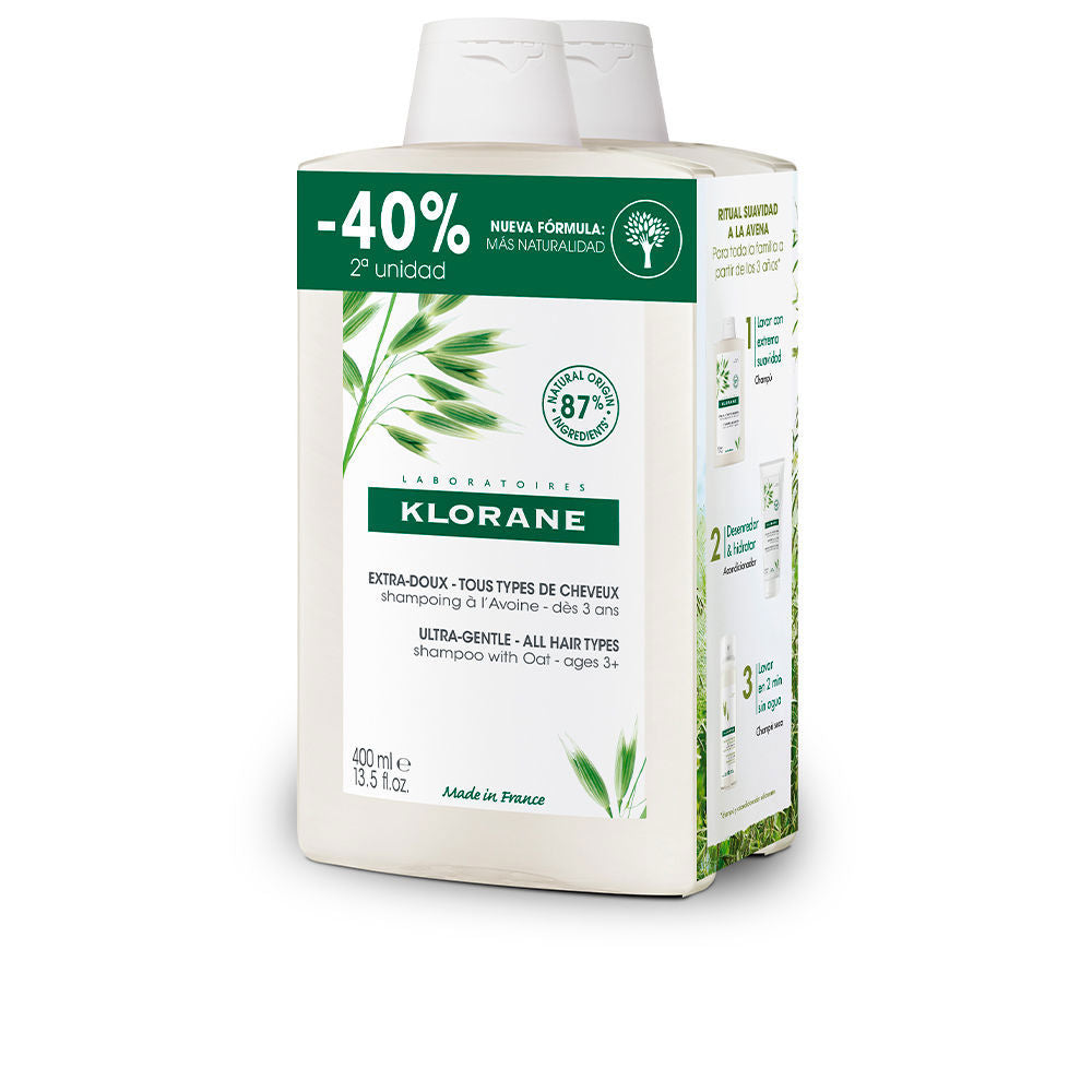 A LA LECHE DE AVENA champú extrasuave duo 2 x 400 ml-0