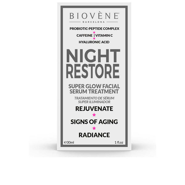 NIGHT RESTORE super glow facial serum treatment 30 ml-0