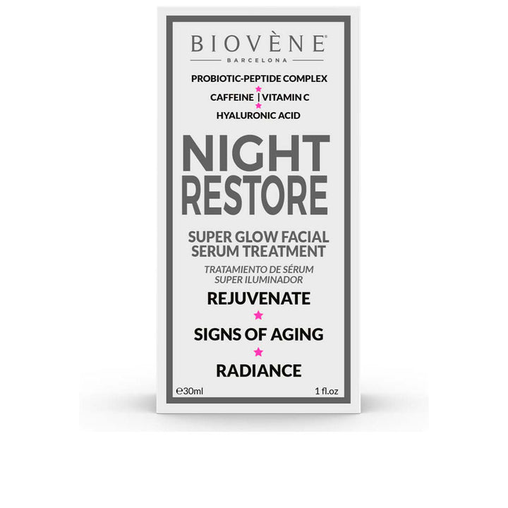 NIGHT RESTORE super glow facial serum treatment 30 ml-0