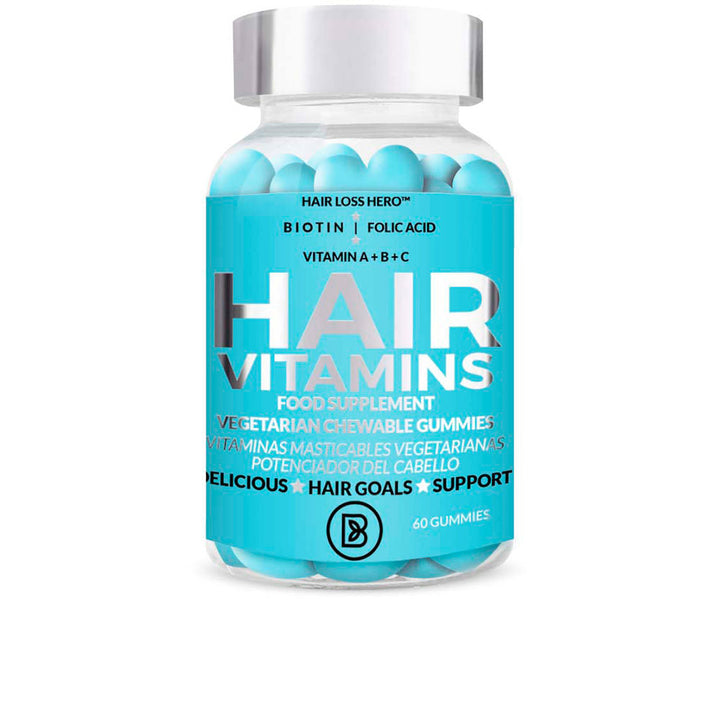 HAIR VITAMINS food supplement vegetarian chewable gummies 60 u-0