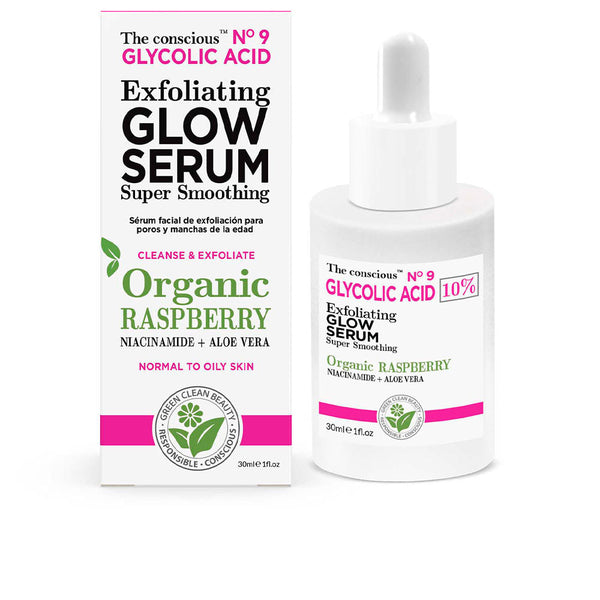 GLYCOLIC ACID exfoliating glow serum organic raspberry 30 ml-0