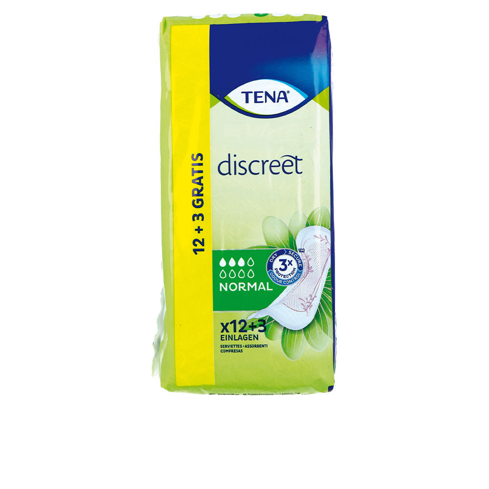 DISCREET normal incontinence compress 15 u-0