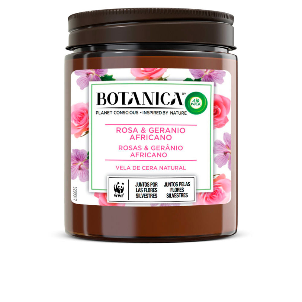 BOTANICA CANDLE rose &amp; geranium 205 gr-0