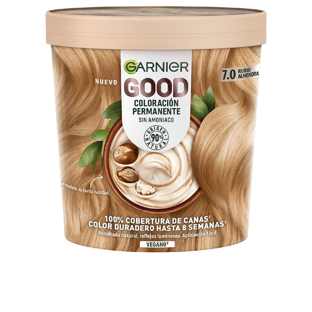 GOOD permanent color #7.0 almond blonde 217 ml-0