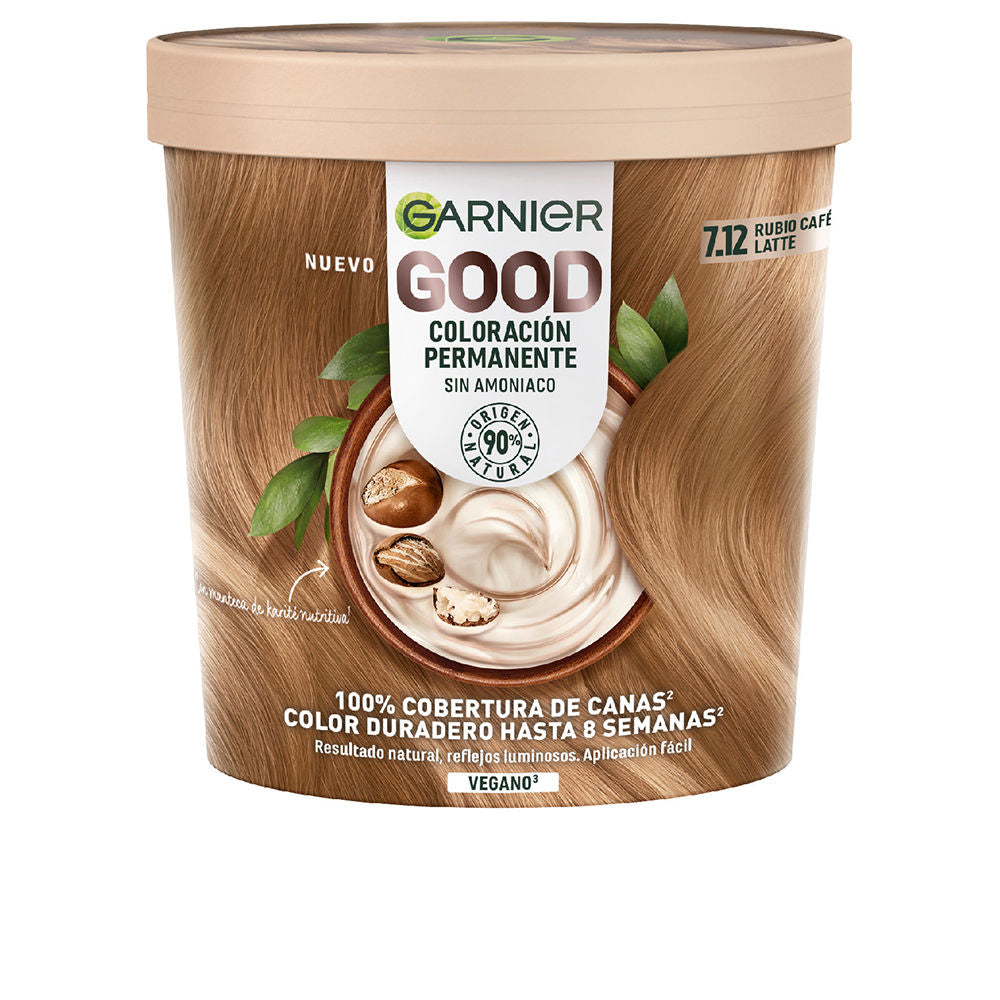 GOOD permanent color #7.12 latte blonde 217 ml-0