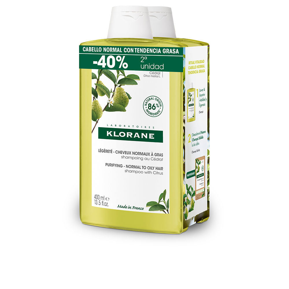 A LA CIDRA champú ligero para cabello normal/graso duo 2 x 400 ml-0