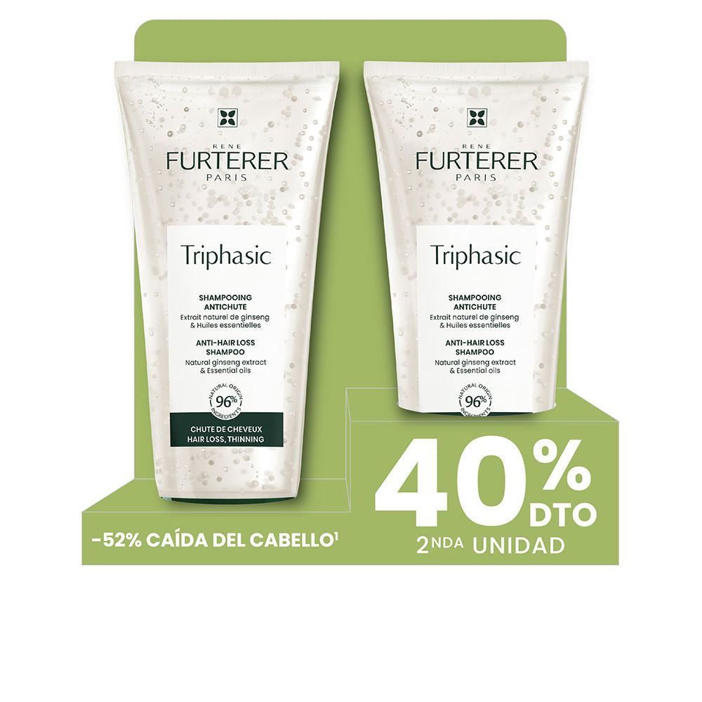 TRIPHASIC ANTI-HAIR LOSS SHAMPOO LOT 2 x 200 ml-0