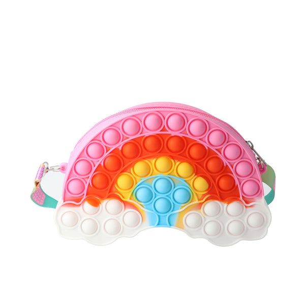 Rainbow silicone pop-it CROSSBODY BAG 21 x 14 x 3.5 cm 1 u-0