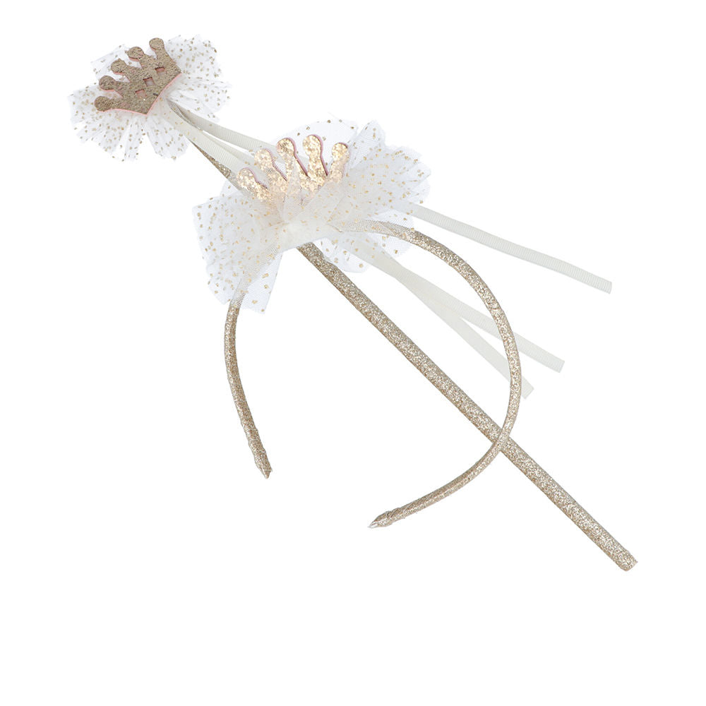 HEADBAND AND CROWN WAND LOT 2 pc-0