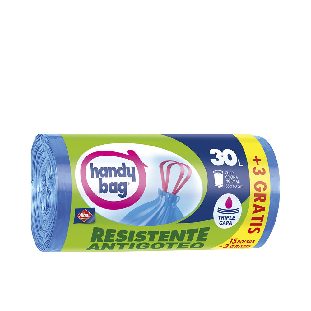 HANDY BAG ANTIBACTERIAS garbage bag 30 liters 18 u-0