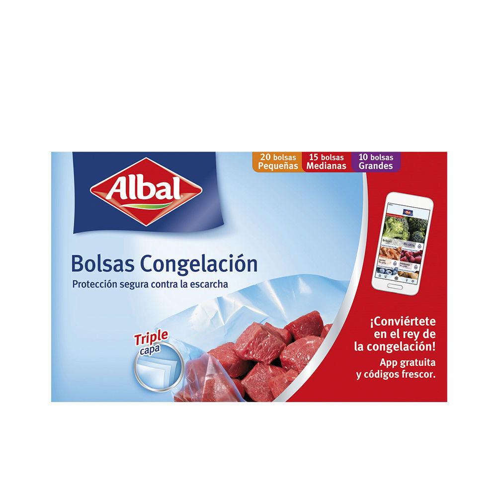FREEZER BAGS 3 SIZES triple layer 45 u-0