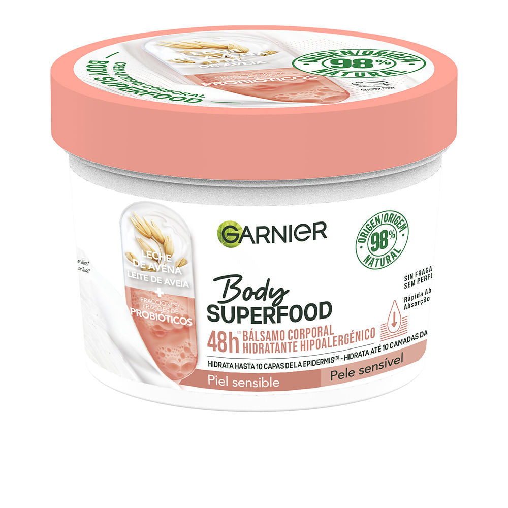 BODY SUPERFOOD AVENA bálsamo corporal hidratante hipoalergénico piel sensible 380 ml-0