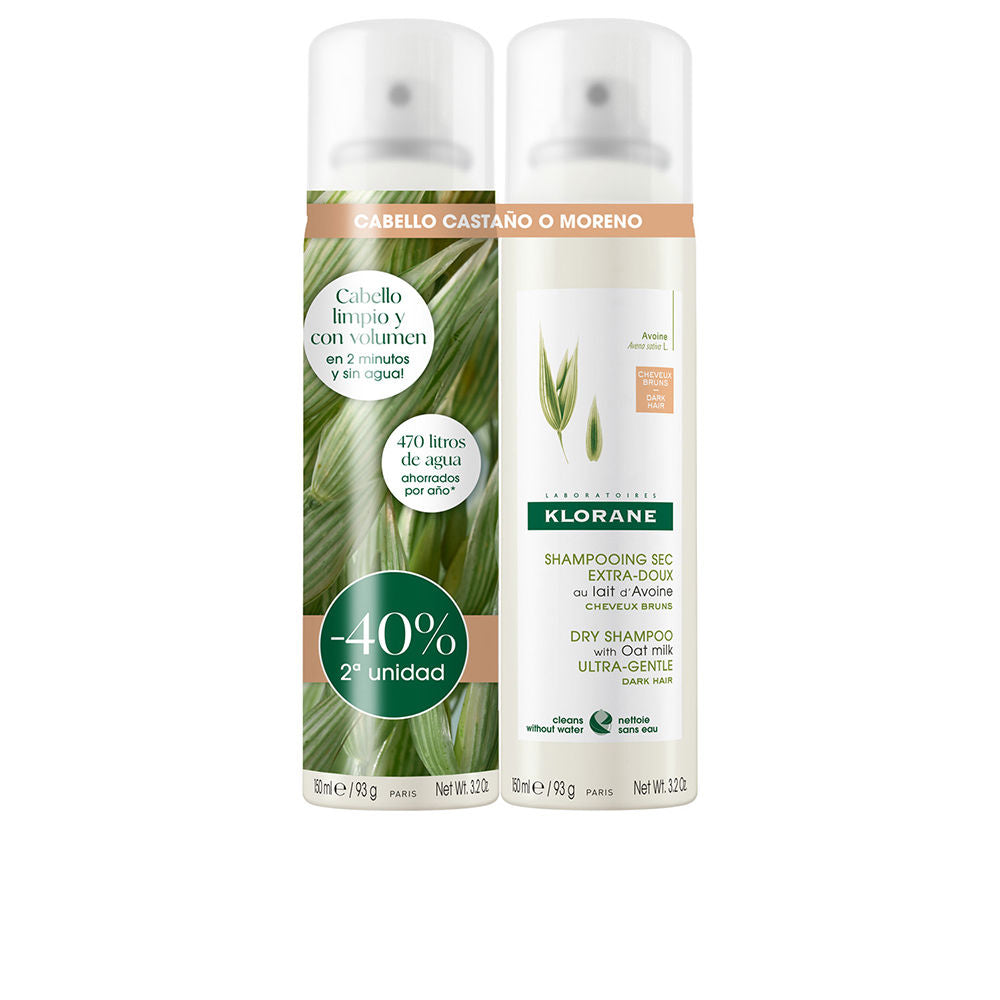 OAT MILK EXTRA GENTLE DRY SHAMPOO CHESTNUT/BROWN SET 2 x 150 ml-0