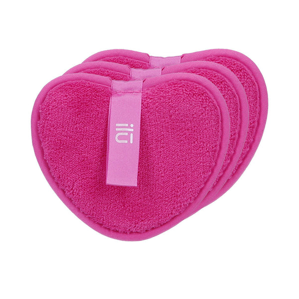MAKEUP REMOVER DISCS pink heart 3 u-0