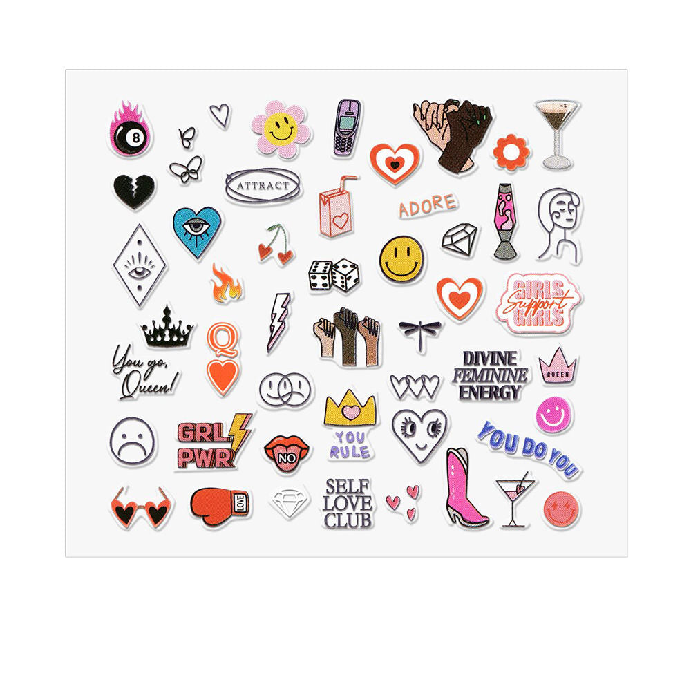 CALL ME QUEEN! nail stickers 1 u-0