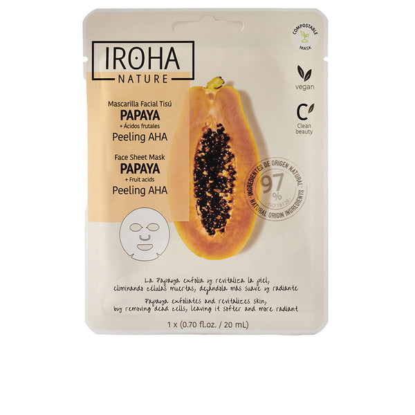 PAPAYA PEELING AHA tissue facial mask 1 u-0