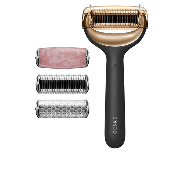 SMART APP GUIDED facial and body roller with microneedles 9 in 1 #black 4 u-0