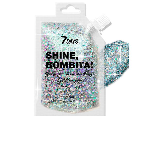 SHINE, BOMBITA! glitter gel for hair and body #902-dope 90 ml-0