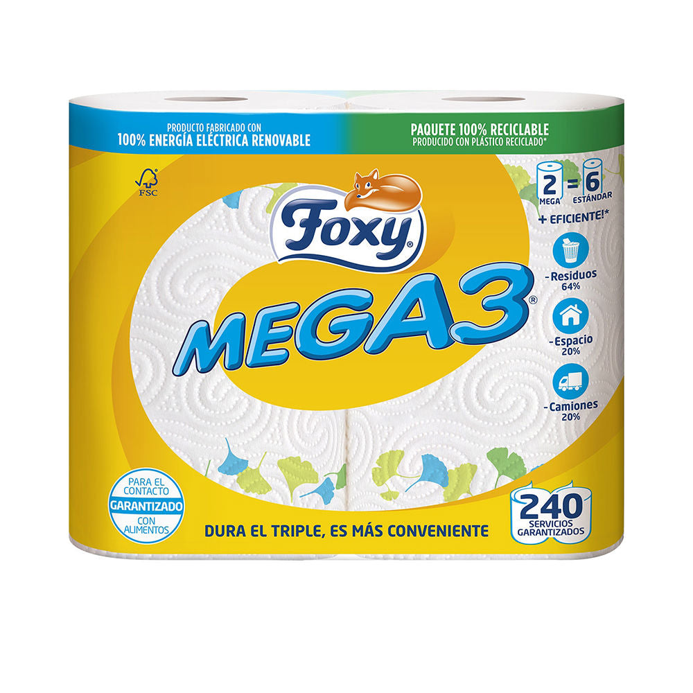 MEGA3 triple duration kitchen paper 2 rolls-0