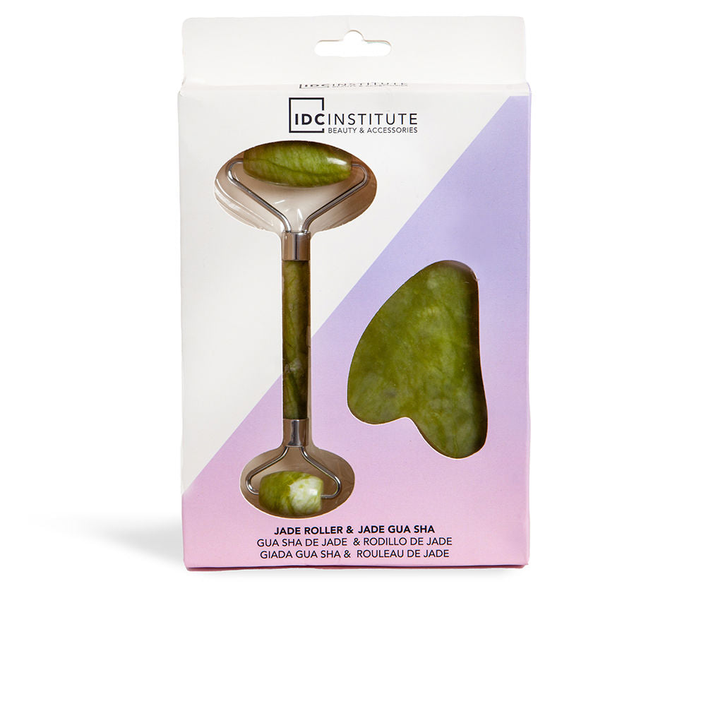 JADE GUA SHA &amp; JADE ROLLER 2 pcs-0