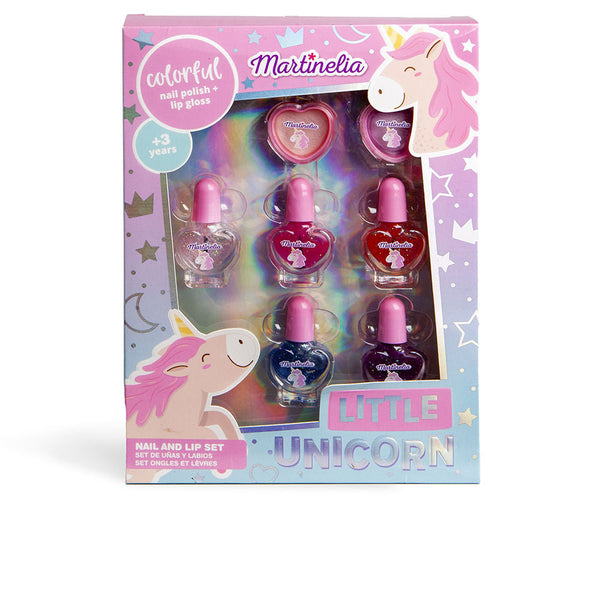LITTLE UNICORN NAILS AND LIPS CASE 7 pcs-0