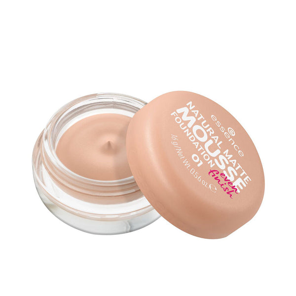 NATURAL MATTE mousse makeup base #01 16 gr-0