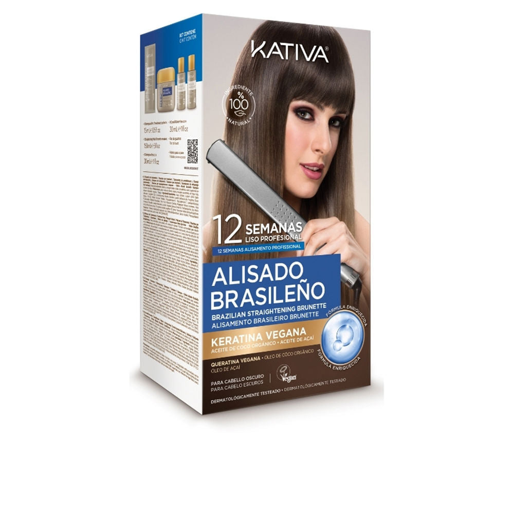 KATIVA PROFESSIONAL BRAZILIAN STRAIGHTENING PRO DARK CASE 6 pcs-0