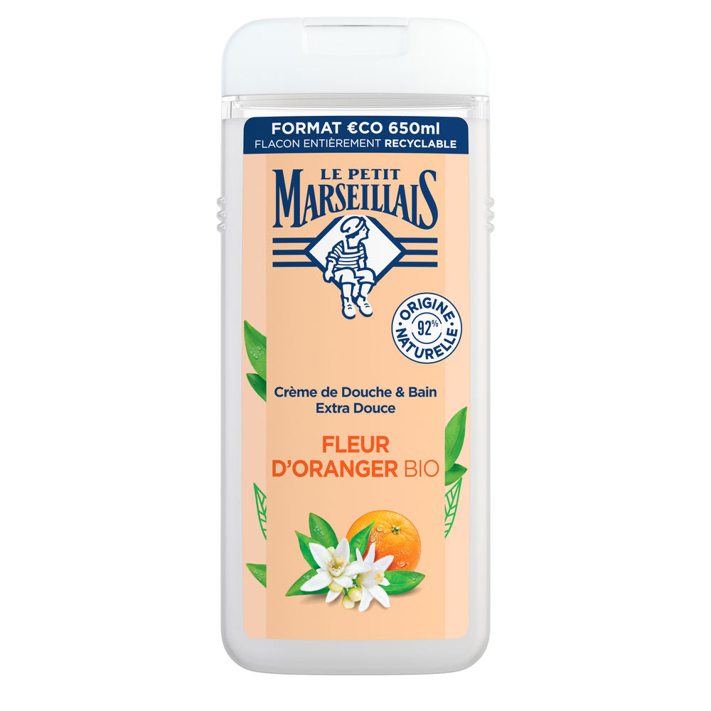 LE PETIT MARSEILLAIS orange blossom bath gel 650 ml-0