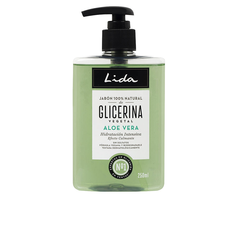 LIDA 100% NATURAL SOAP hands glycerin and aloe vera 250 ml-0