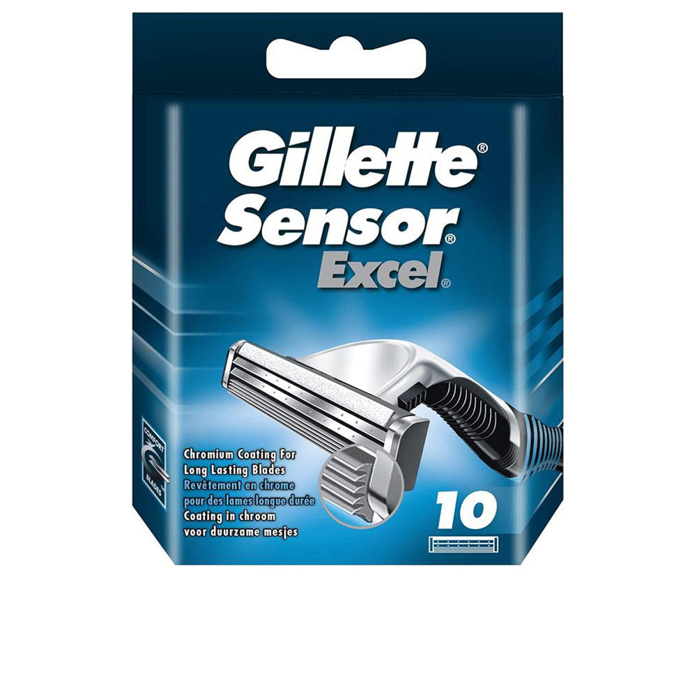 GILLETTE SENSOR EXCEL charger 10 refills-0