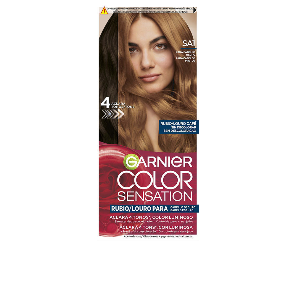 COLOR SENSATION luminous blonde dye without fading for dark hair #Louro Café 5 u-0