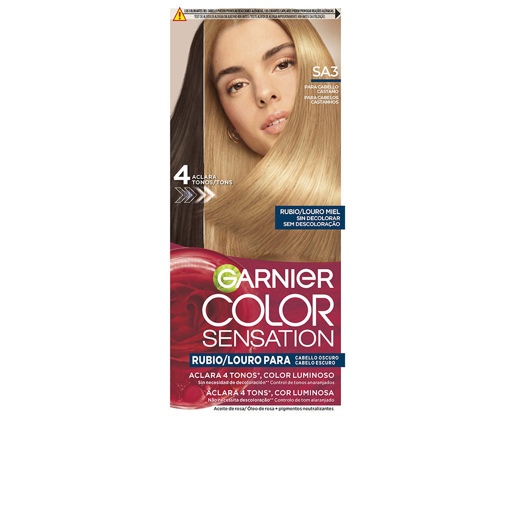COLOR SENSATION luminous blonde dye without fading for dark hair #Louro Miel 5 u-0