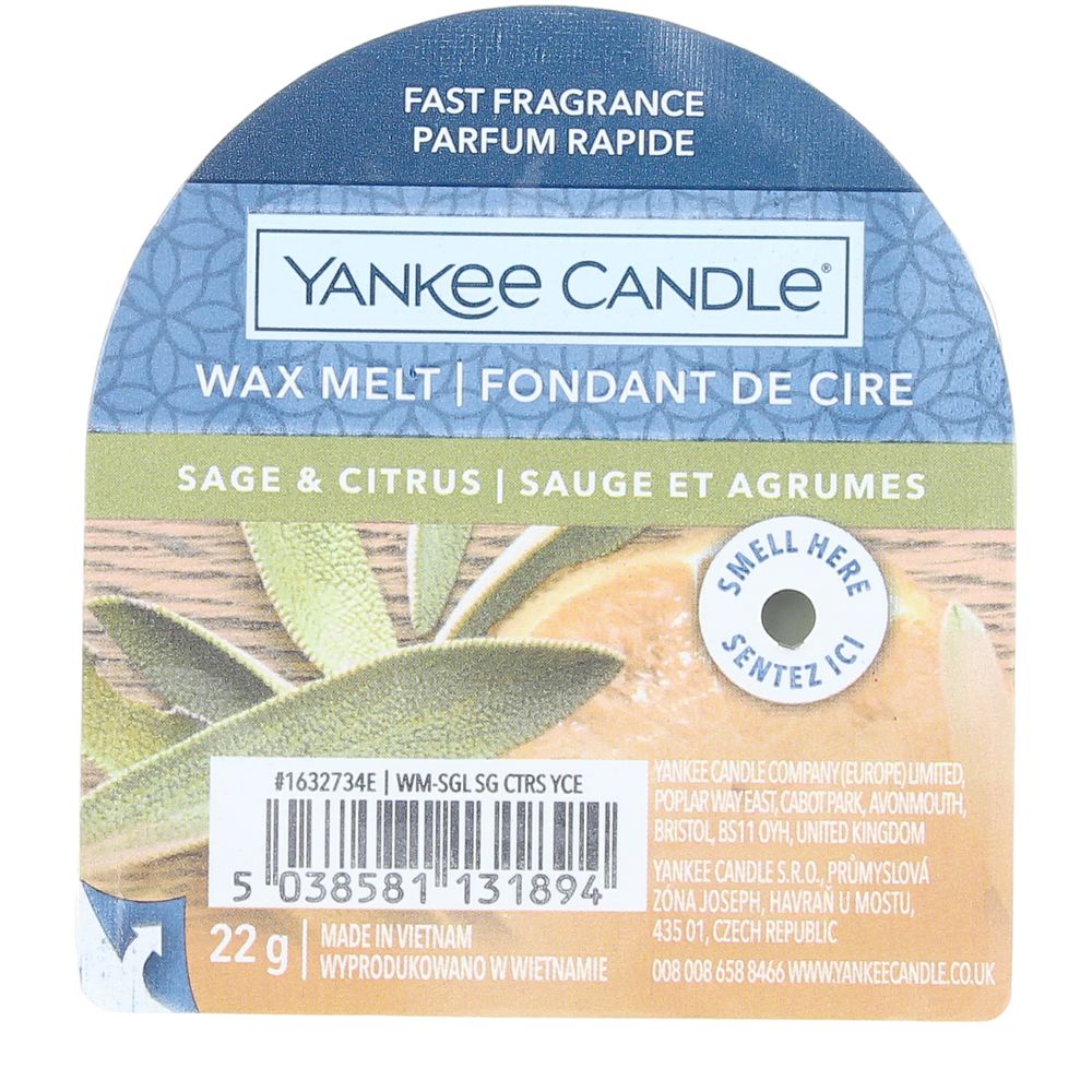 CANDLE ORIGINAL WAX MELT candle #Sage &amp; Citrus 22 gr-0