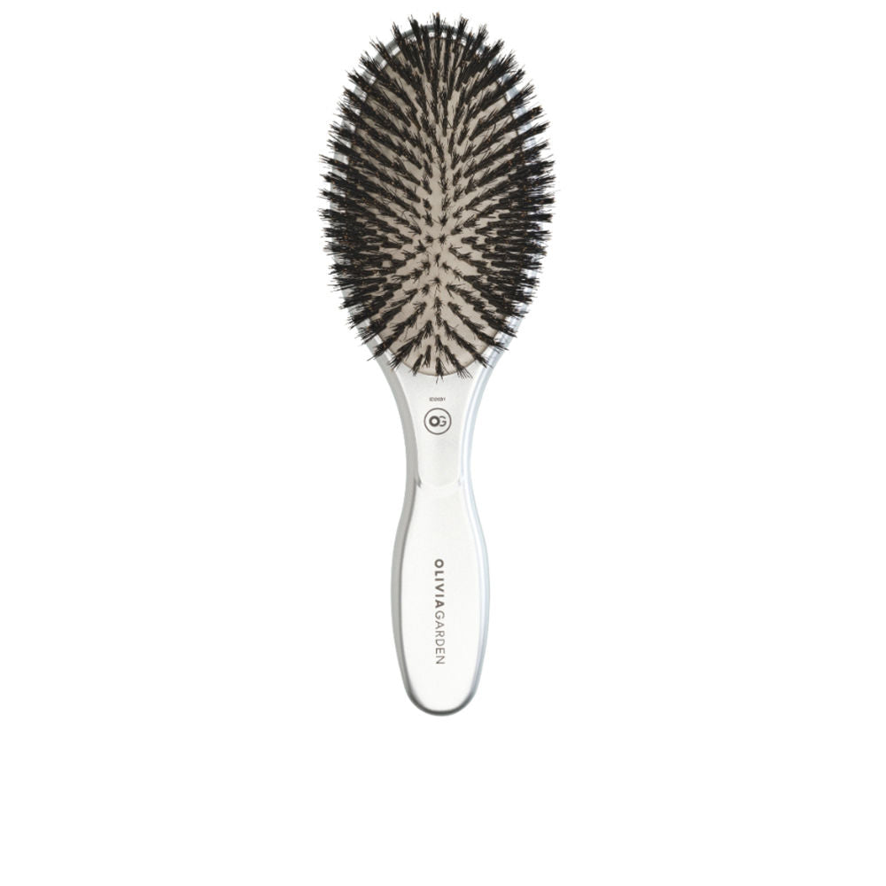 EXPERT CARE OVAL Boar&amp;Nylon Bristles Silver 1 u-0