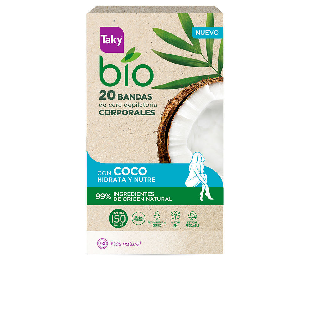 BIO COCO depilatory body wax strips 20 units-0