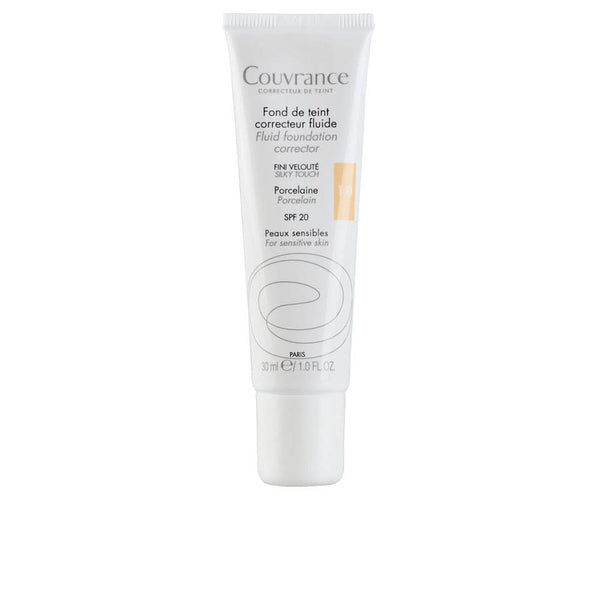 COUVRANCE fluid makeup base for sensitive skin #natural 30 ml-0