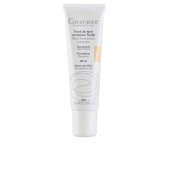COUVRANCE fluid makeup base for sensitive skin #natural 30 ml-0