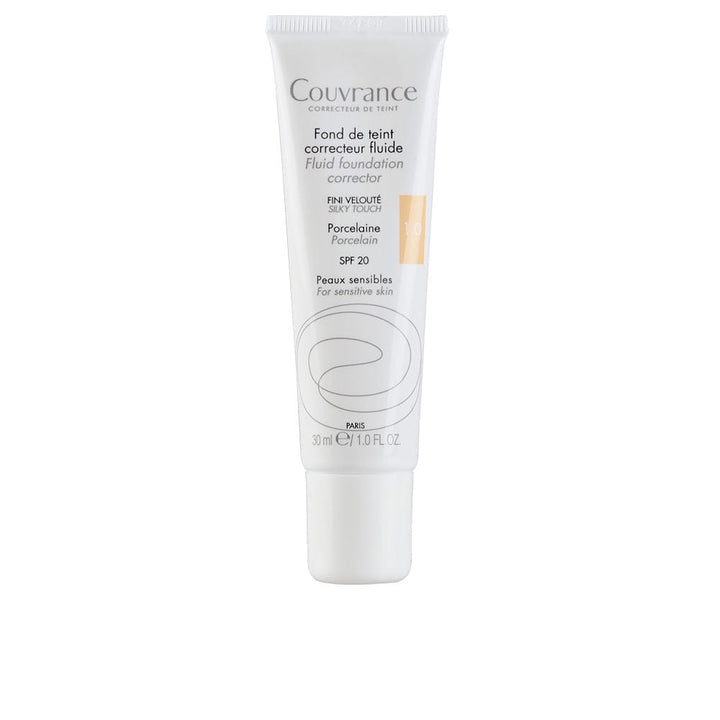 COUVRANCE fluid makeup base for sensitive skin #sand 30 ml-0