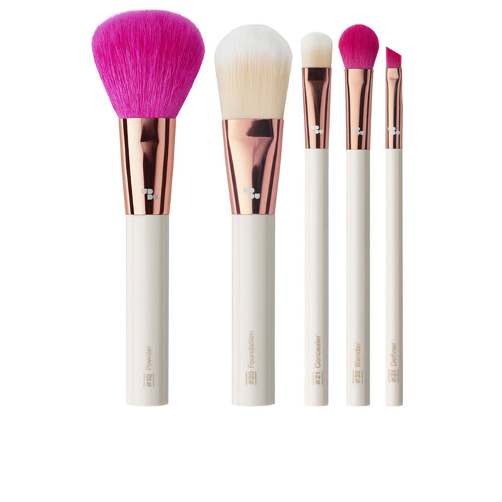 FAMOUS FIVE EYE AND FACE BRUSHES LOT 5 pz-0