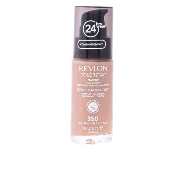 COLORSTAY foundation combination/oily skin #350-rich tan 30 ml-0
