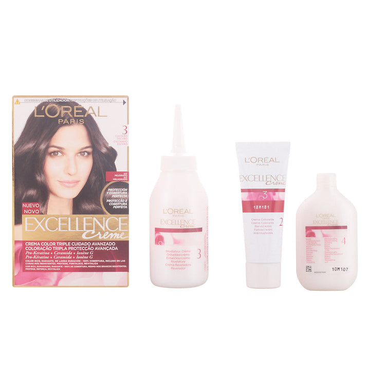 EXCELLENCE Creme dye #3-dark brown 192 ml-0