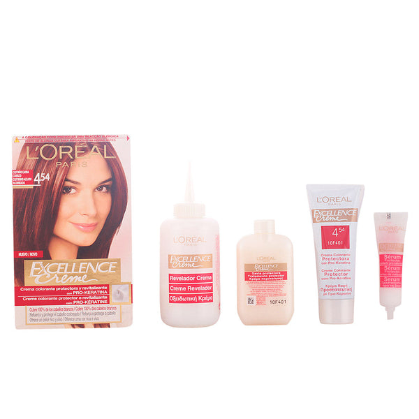 EXCELLENCE Creme dye #4.54-copper mahogany chestnut 192 ml-0