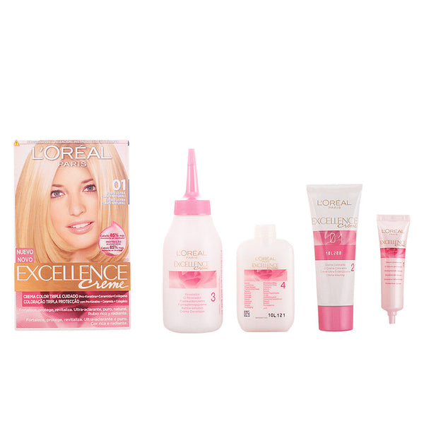EXCELLENCE Creme dye #01 natural ultra light blonde 192 ml-0