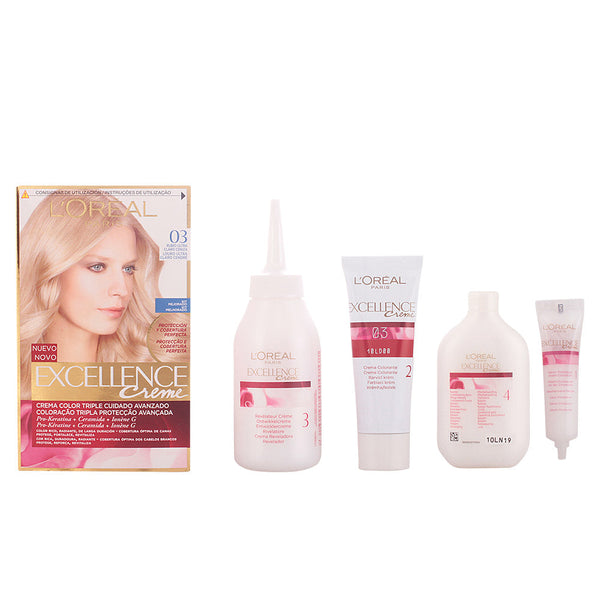 EXCELLENCE Creme dye #03 ultra light ash blonde 192 ml-0