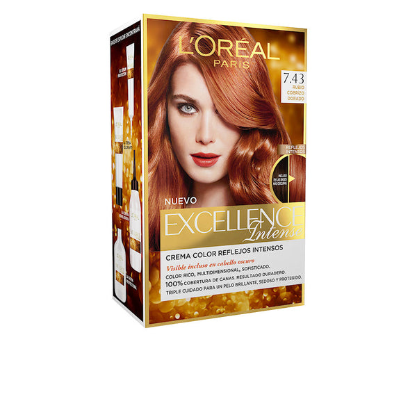 EXCELLENCE INTENSE hair color #7.43 golden copper blonde 1 u-0