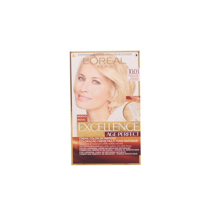 EXCELLENCE AGE PERFECT hair color #10.03 very light golden blonde 1 u-0